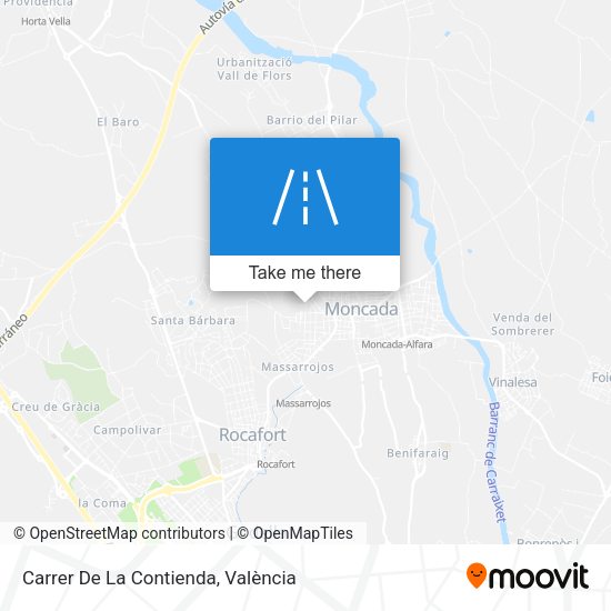 Carrer De La Contienda map