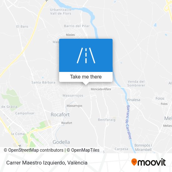 Carrer Maestro Izquierdo map