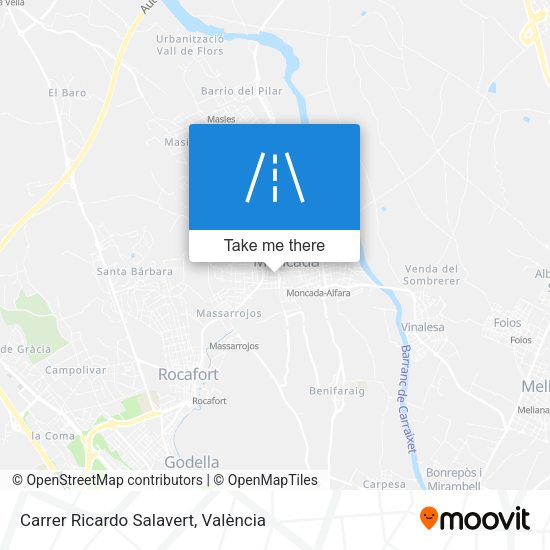 Carrer Ricardo Salavert map
