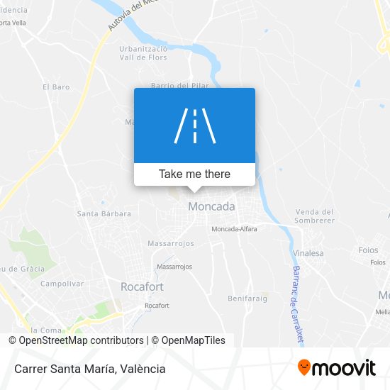 Carrer Santa María map