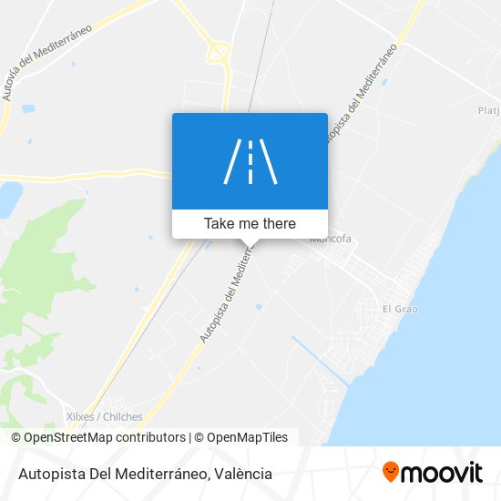 Autopista Del Mediterráneo map