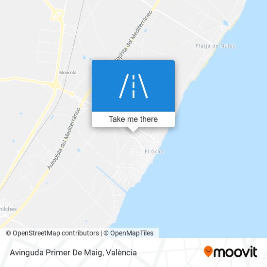 Avinguda Primer De Maig map