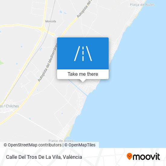 Calle Del Tros De La Vila map