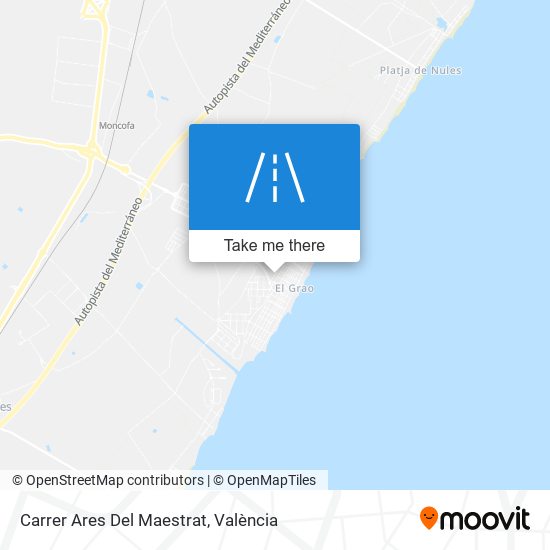 Carrer Ares Del Maestrat map