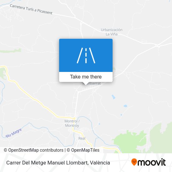 Carrer Del Metge Manuel Llombart map