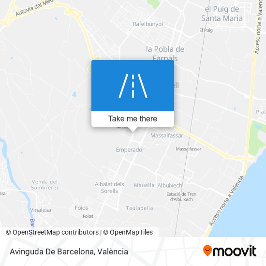 Avinguda De Barcelona map