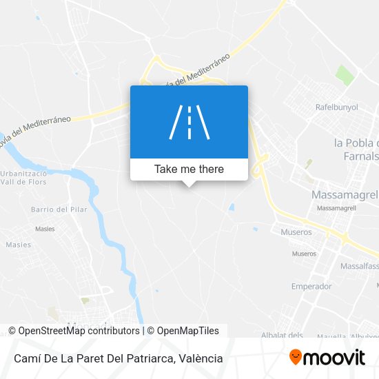 Camí De La Paret Del Patriarca map