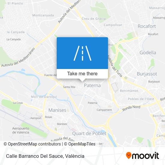 Calle Barranco Del Sauce map