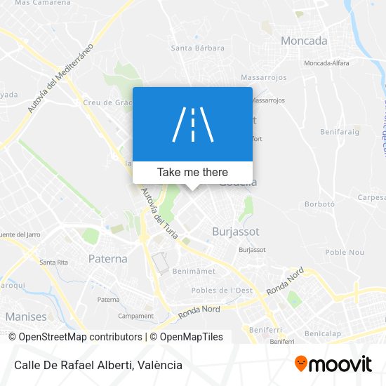 Calle De Rafael Alberti map