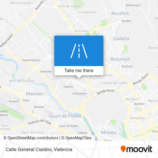 Calle General Cialdini map