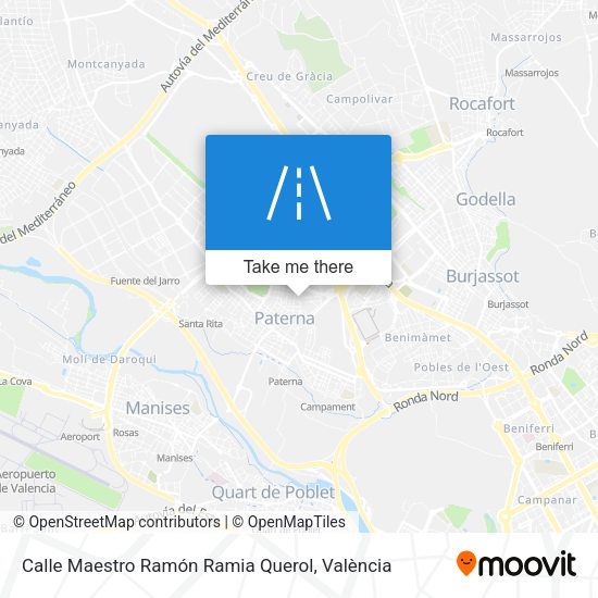 Calle Maestro Ramón Ramia Querol map