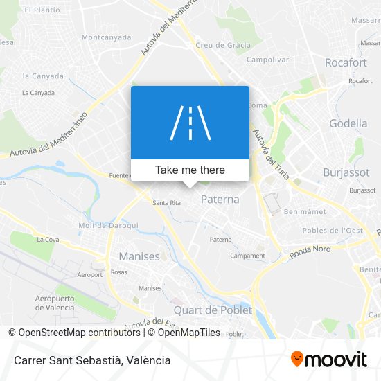 Carrer Sant Sebastià map