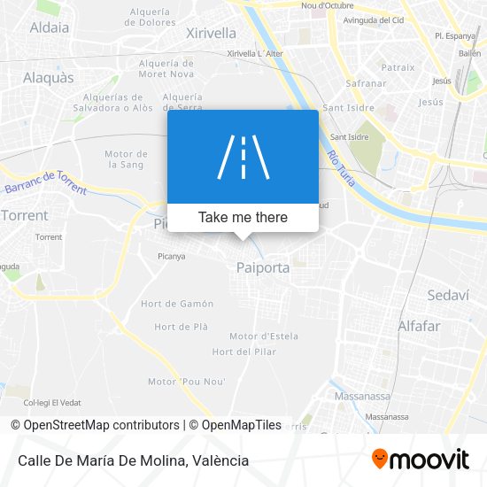 Calle De María De Molina map