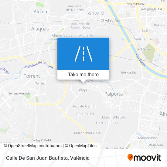 Calle De San Juan Bautista map