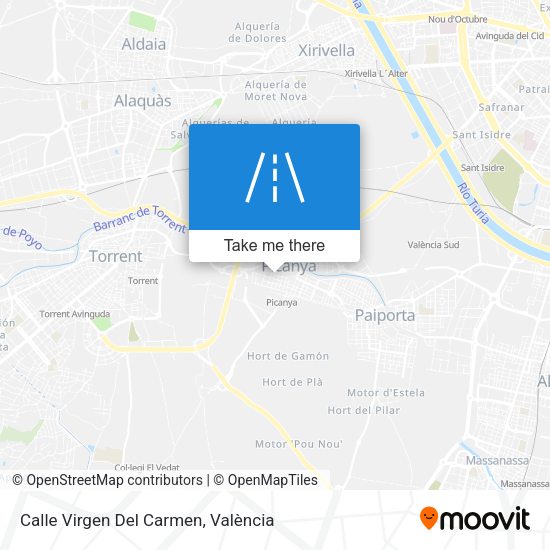 Calle Virgen Del Carmen map