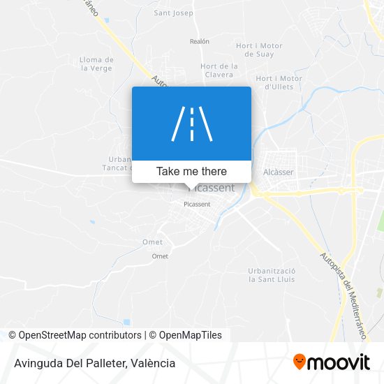 Avinguda Del Palleter map