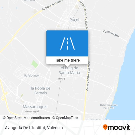 Avinguda De L'Institut map