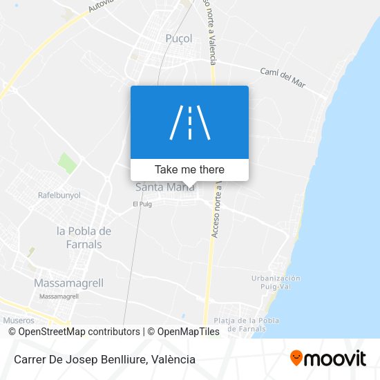 Carrer De Josep Benlliure map