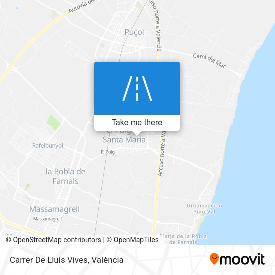 Carrer De Lluís Vives map