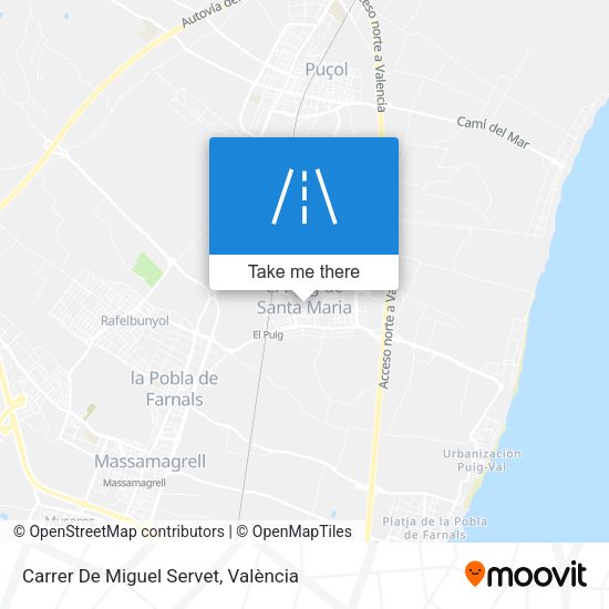 Carrer De Miguel Servet map
