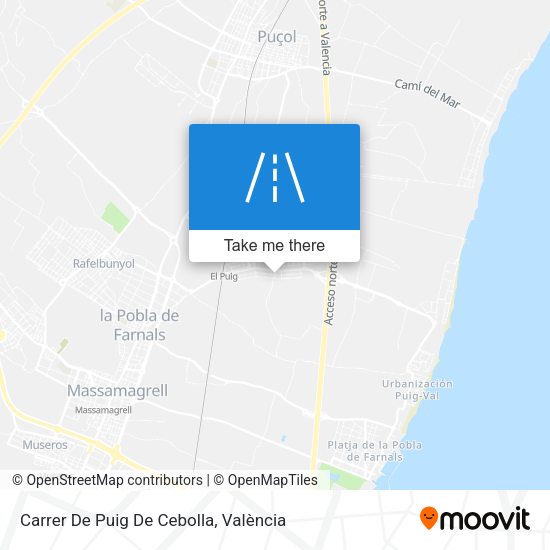 Carrer De Puig De Cebolla map