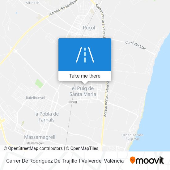Carrer De Rodríguez De Trujillo I Valverde map