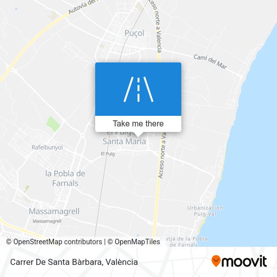 Carrer De Santa Bàrbara map