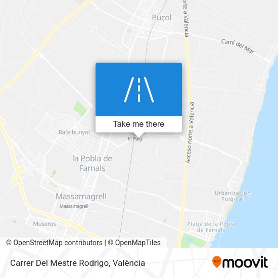 Carrer Del Mestre Rodrigo map