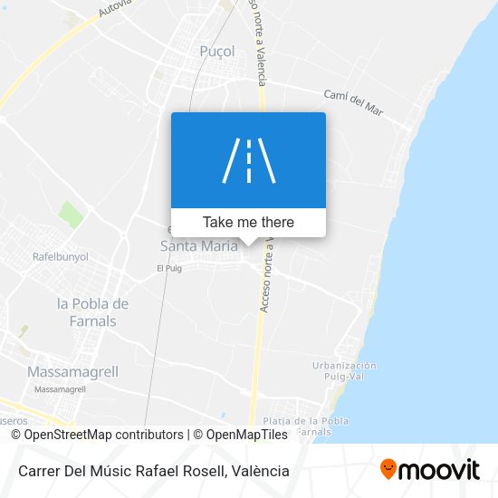 Carrer Del Músic Rafael Rosell map