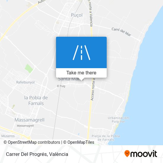 Carrer Del Progrés map