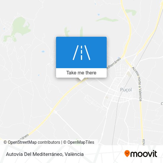 Autovía Del Mediterráneo map