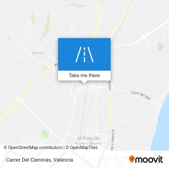 Carrer Del Caminàs map