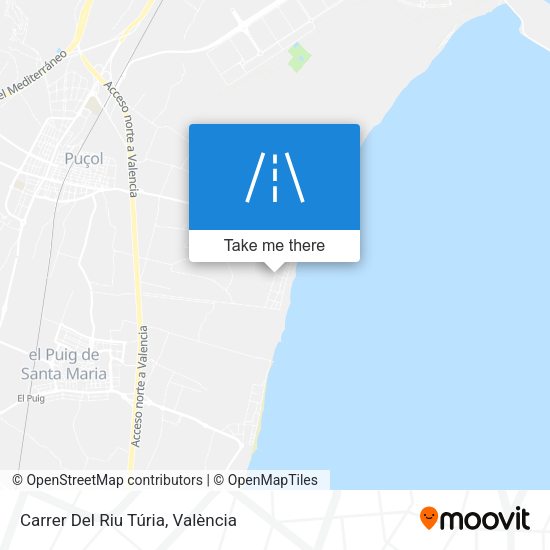 Carrer Del Riu Túria map