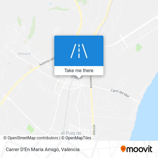 Carrer D'En María Amigó map