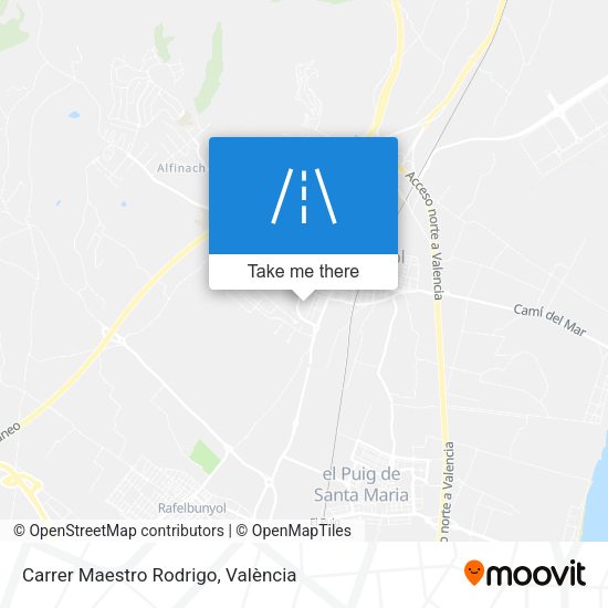 Carrer Maestro Rodrigo map
