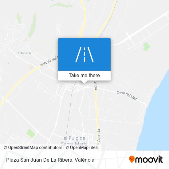 Plaza San Juan De La Ribera map