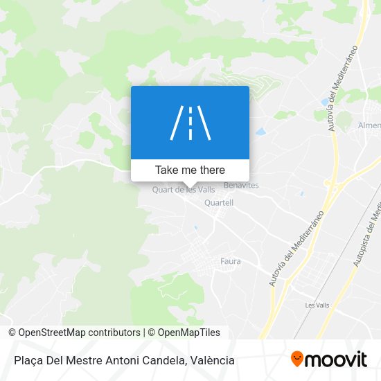 Plaça Del Mestre Antoni Candela map