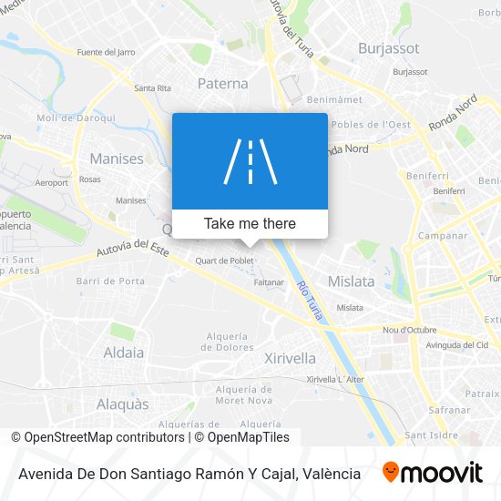 Avenida De Don Santiago Ramón Y Cajal map