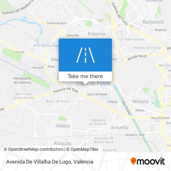 mapa Avenida De Villalba De Lugo