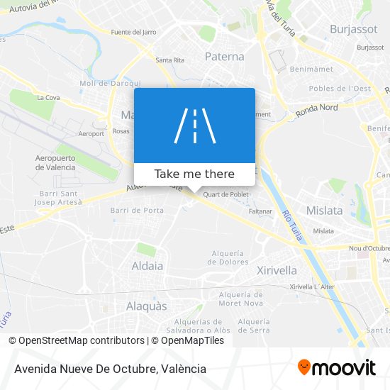 Avenida Nueve De Octubre map