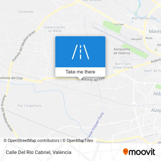 Calle Del Río Cabriel map