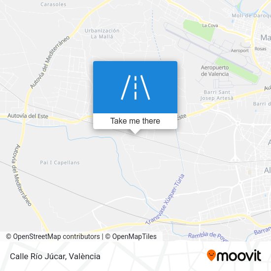 Calle Río Júcar map