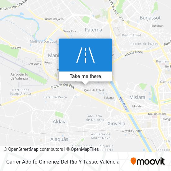 Carrer Adolfo Giménez Del Río Y Tasso map