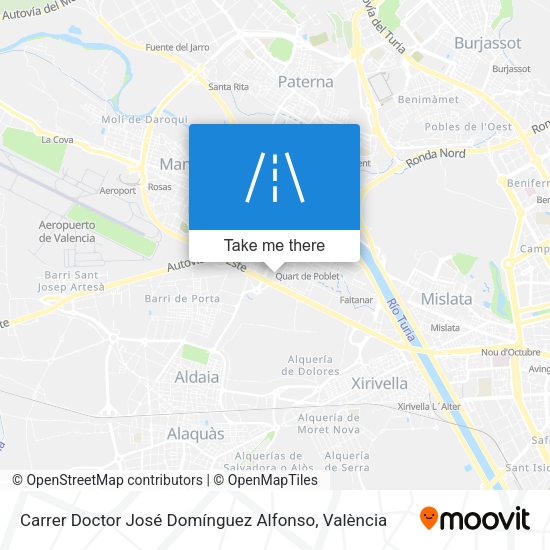 Carrer Doctor José Domínguez Alfonso map