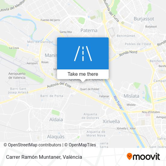 Carrer Ramón Muntaner map