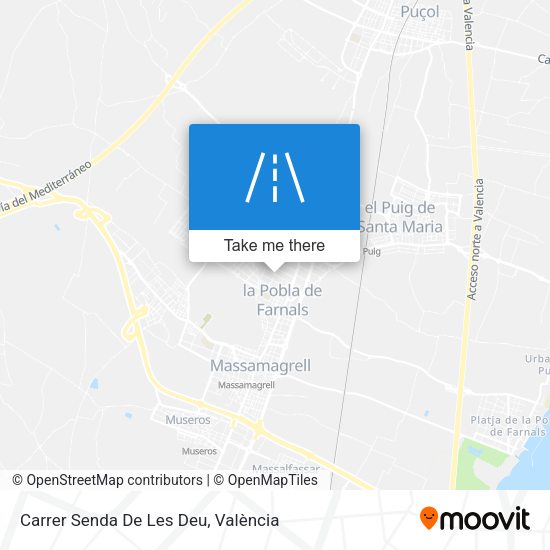 Carrer Senda De Les Deu map