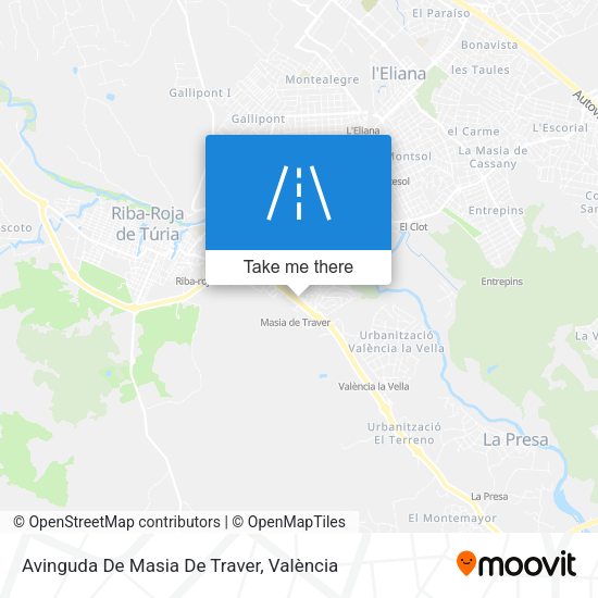 Avinguda De Masia De Traver map