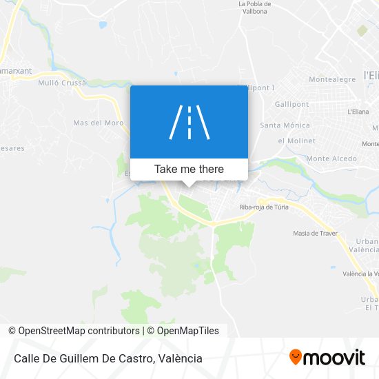 Calle De Guillem De Castro map