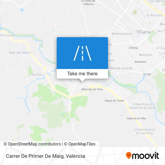 Carrer De Primer De Maig map