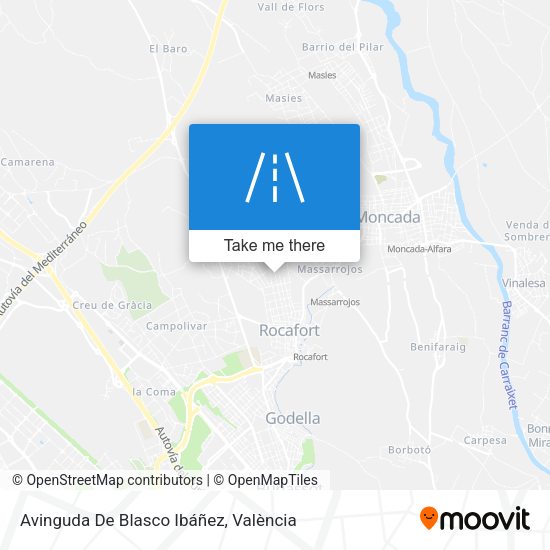 Avinguda De Blasco Ibáñez map